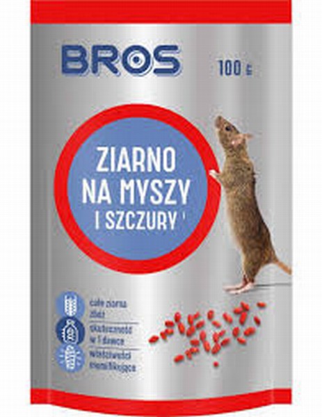 Peļu inde BROS 100g graudi