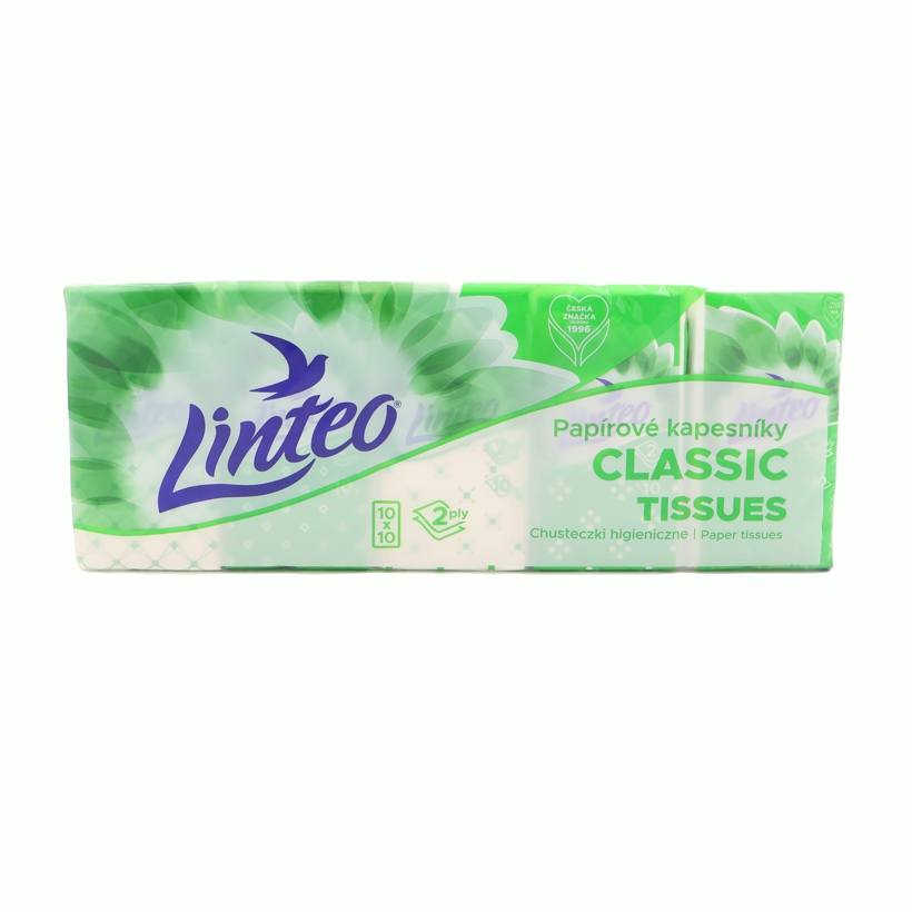 Kabatlakatiņi Linteo 10x10gb,2 slāņi,100%