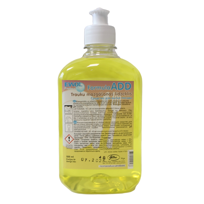 Trauku mazgāšanas līdzeklis EWOL 500ml(Professional Formula