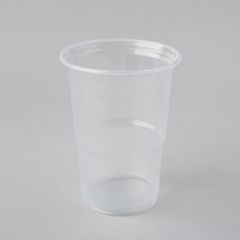 Glāzes 400ml plastmasas 50gab.caurspīdīgas, &Oslash;95mm ,PP