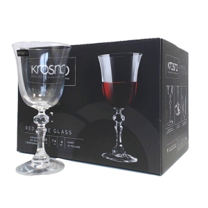 Glāzes sarkanvīna 1/6 220ml Krosno