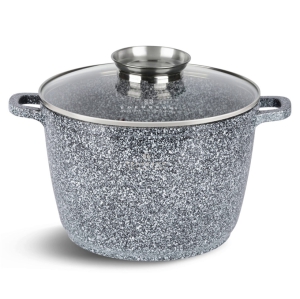 Katls 6.2L 24cm ar vāku(granīta pārklājums)
