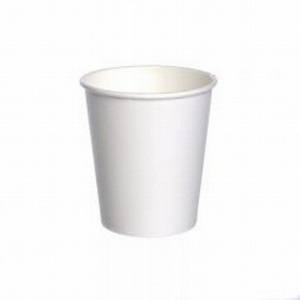 Glāzes 250ml 100gab. &Oslash;80mm PAP/PE, baltas