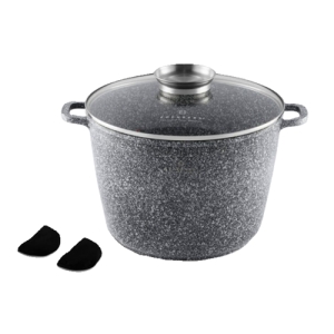 Katls 10L &Oslash;28cm ar vāku(granīta pārklājums) Edenberg 