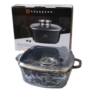 Katls 4.4L 24cm ar vāku(non-stick pārklājums) Edenberg