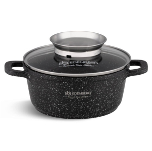 Katls 1.3L 16cm ar vāku(granīta pārklājums) Edenberg