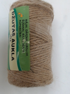 Aukla džutas darza (&Oslash;2mm;100gr.(100% džuta)