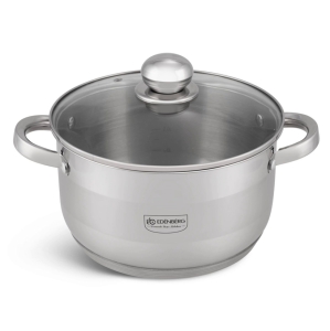 Katls 7.6L &Oslash;26cm H15cm ar vāku nerūsējo&scaron;ais tērauds Edenberg 