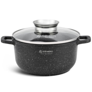 Katls 4.5L Ø24cm ar vāku(marmora pārklājums)Edenberg