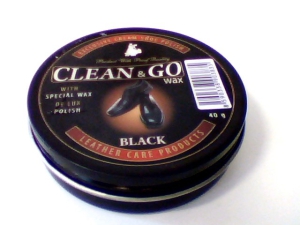 Apavu krēms 40g Clean&Go melns  kārb.