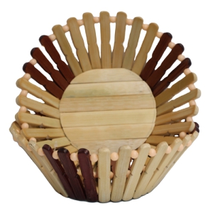 Groziņ&scaron; koka &Oslash;20cm H6.5cm