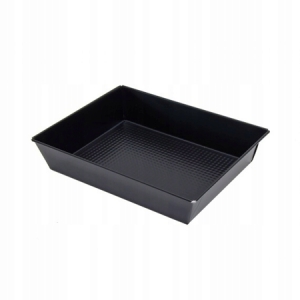 Forma met.280x235x60 melna,ar aizsargkārtu "non-stick"