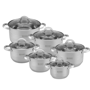 Katlu komplekts 6gab.(2.1/2.9/2.9/3.9/5.1/6.5L)Edenberg