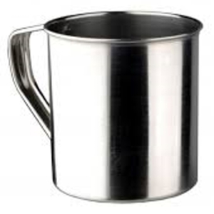 Krūze metāla 8cm 300ml