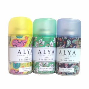 Gaisa atsvaidzinātājs ALYA 250ml Mix (automātiskai izsmidzināšanai)60 dienas