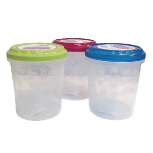 Trauks plastmasas 1L pārtikas uzglabā&scaron;anai ar skrūvējamu vāciņu