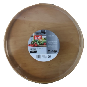 Paplāte Ø40 H5cm bambusa Berrelli