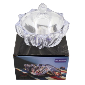 Cukurtrauks stikla a/v Diamonds H9.5cm &Oslash;11.5cm