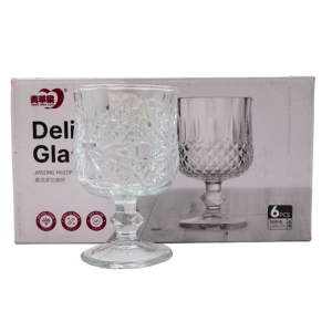Glāzes konjakam 6gab. 185ml