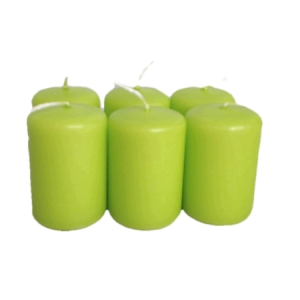 Svece galda 4x6cm (6gb.) 7st.Kivi