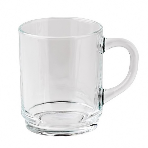 Krūze stikla 250ml (&Oslash;7.2cm H9cm)  Luminaric