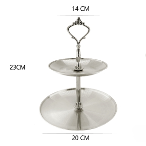 Saldumu trauks 2.stāvu(&Oslash;14cm;&Oslash;20cm H23cm)metāla 