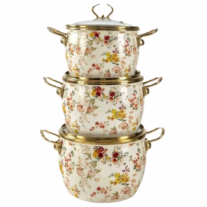 Katlu komplekts 3gab.(3.2/4.3/5.3L)emaljēts Edenberg