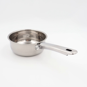 Kauss Ø16cm H6.5cm metal. ar rokturi 14.5cm