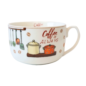 Krūze 500ml keramikas (&Oslash;12.5cm H8cm)