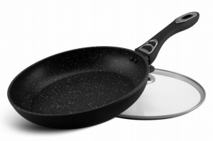 Panna Ø20cm H4.3cm 1L ar vāku(marmora pārklājums) Edenberg EB9001