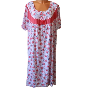 Naktskrekls sieviešu ar piedurknēm (3XL; 4XL) 
