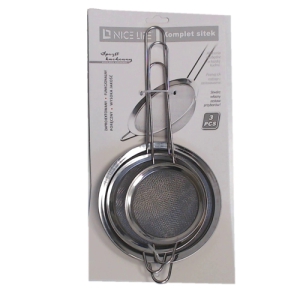 Sietiņu komplekts 3gb.(&Oslash;8-10-12cm)metāla