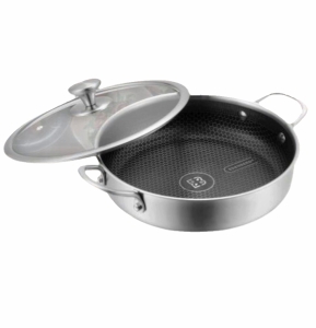 Kātls 3.2L &Oslash;24cmx7cm ar vāku(nerūsējo&scaron;āis tērauds) Edenberg 