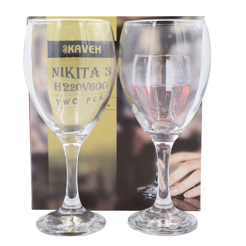 Glāzes vīna 2gab. 600ml Kaveh
