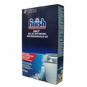 Sāls ūdens mīkstināšanai trauku mazgāšanas mašīnai Finish 1.5kg