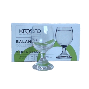 Glāzes degvīna 6gab. 40ml Krosno(Pure)