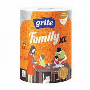 Virtuves dvielis Grite Family 1 rullis,2 slāņu 250 loksnes