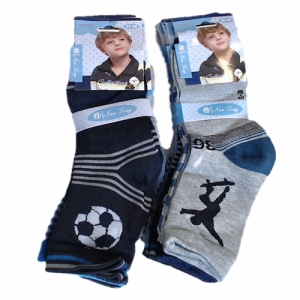 Zeķes zēniem 5.pāri (23-26/ 27-30/ 31-34/ 35-38izm.)