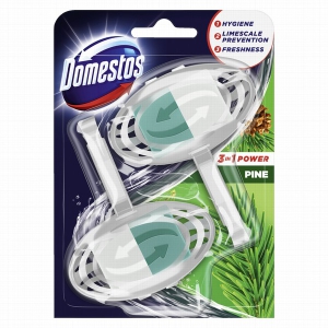 Tualetes bloks 2x35gr Domestos(3in1 power)pine