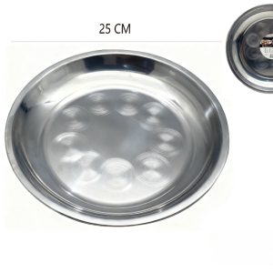 Paplāte metāla &Oslash;25cm H2.8cm