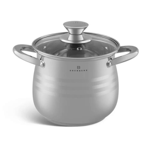 Katls 5.4L &Oslash;20cm H17.5cm ar vāku(nerūsējo&scaron;ais tērauds) Edenberg
