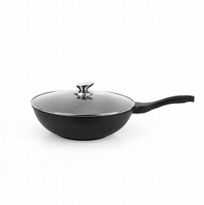 Panna Ø30cmx9cm ar vāku(alumīnija korpuss) WOK Swiss PRO+ 