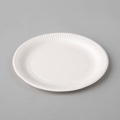 Papīra šķīvji ø15cm, balti 100gb