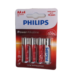 Baterijas LR6 4gab.(PHILIPS) LR6P4B/10