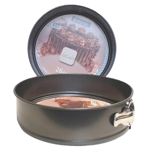 Forma tortes Ø26cm H6.8cm(atvērama)metāla