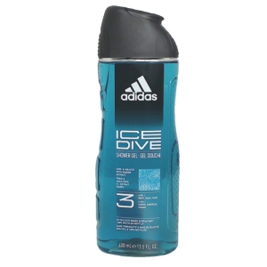 Dušas želeja 400ml ADIDAS Men 3in1 Ice dive
