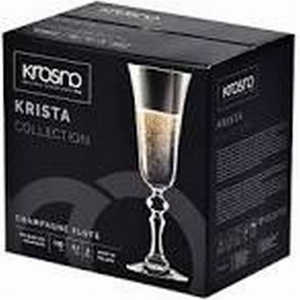 Glāzes šampānieša 1/6 150ml Krosno Krista