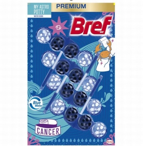 Tualetes bloks 3x50gr BREF(Color aktiv)Water signs