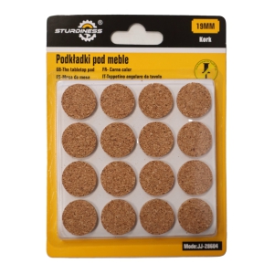 Pašlīmējošie grīdas aizsargi 19mm (32.gab)