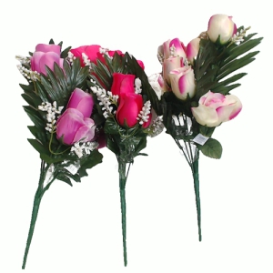 Zieds dekoratīvais(pu&scaron;ķis)-Rozes 45cm (8)